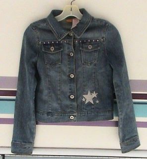 HIGH SCHOOL MUSICAL Embroidered and Sequined Stretch Denim Jacket Sz 