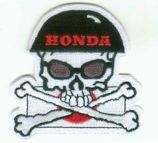 Honda skull & xbones patch. VTX, Rebel Shadow CB750 Valkyrie Gold Wing 