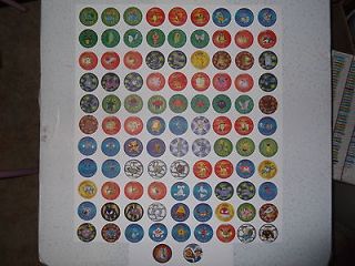 POKEMON TAZOS/POGS/CARDS/CHIPS, YR.00/01 , 101 TAZOS+21 MORE,EXCELLENT 