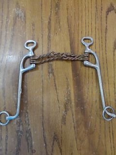   Curb Snaffle Bit DoubleTwist Copper Gaited Horse 5 Walker Stainless