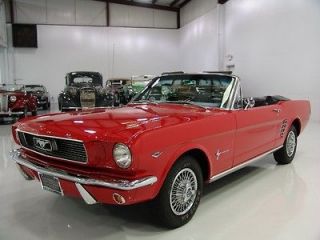 Ford  Mustang LOW MILES 1966 FORD MUSTANG CONVERTIBLE FACTORY C CODE 