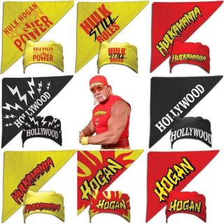 Hulk Hogan Hulkamania Bandana Head Wrap Hat Choose From Red Yellow New 