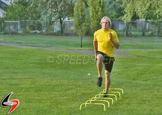 SPEEDSTER Mini Hurdles Set of 6   12 Speed Agility Training w/ Carry 