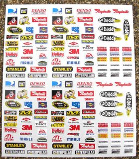 RC Nascar GT stickers decals Tamiya HPI Associated Losi