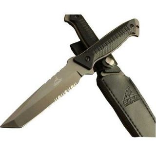 Military Survival Hunting Army Full Tang Gerber Knife Dagger Leather 