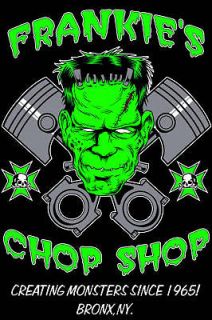   Chop Shop Work Shirt not Lucky 13 Rat Hot Rod Rockabilly Psychobilly