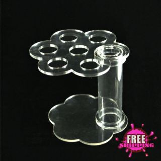   Cones Transparent Acrylic Ice Cream Cake Candy Holder Display Stand