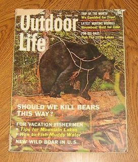  Life August 1962 Magazine   Houseboat Deer Hunt/Wid Boar/Trout Gamble