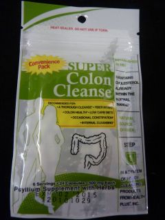   SUPER COLON CLEANSE clean out your system 24 capsules NEW  IT WORKS