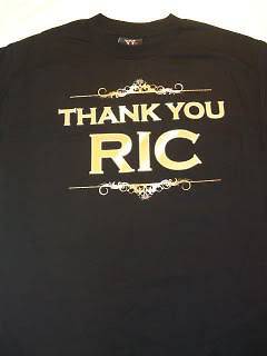 THANK YOU Ric Flair Commemorative WWE T shirt