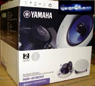 Yamaha NS IC800 In Ceiling Flush Mount Speakers w 8 NS IC800WH 