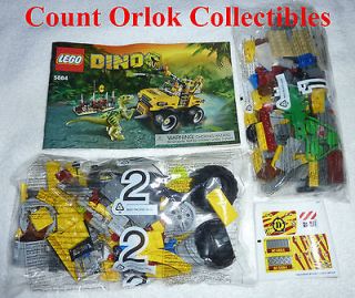 LEGO DINO  RAPTOR CHASE   JEEP & OUTPOST ONLY Set 5884  NO FIGURES