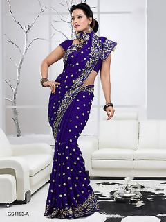   Indian Saree Designer Bridal Party Wear Exclusive Sari GS1193A