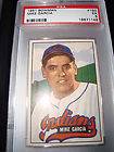 1955 Bowman 128 Mike Garcia Cleveland Indians NM