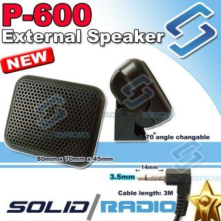 Small Speaker P600 for Icom Motorola Yaesu radio 3.5mm