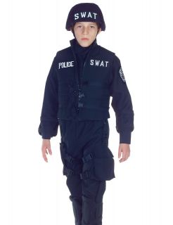 Kids Boys SWAT Police Team Halloween Costume