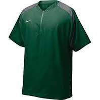 New Mens Nike Storm fit 1/4 zip Wheelhouse Jacket Baseball Green gray 