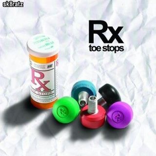 Sure Grip RX GREEN Toe Stops for Roller Derby Skates ( set of 2 )