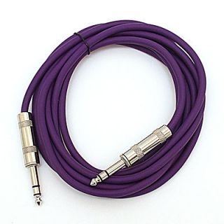 SEISMIC AUDIO   Purple 1/4 TRS 10 Patch Cable Effects