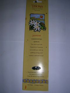 Triloka Herbal Jasmine Incense Sticks   Meditation/Pra​yer