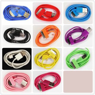   1M 3FT USB Charging Charger Cable Cord Sync For iphone 4 4S ipod Touch