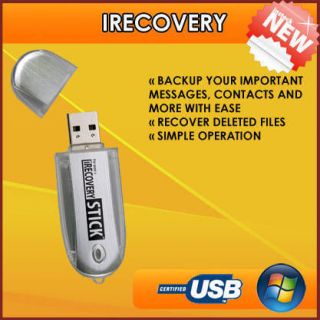 Apple iPhone iRecovery Spy Stick Data Recovery Recovers DELETED Text 