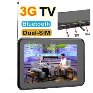   Android 4.0 Dual Core Dual SIM TV GPS Bluetooth 3G Phone Tablet PC