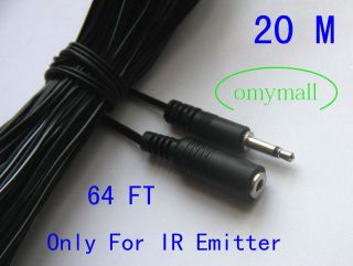   20 Meters IR Infrared Repeater Extension Cable Extender For IR Emitter