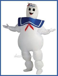   stay puft marshmallow man inflatable adult costume halloween womens