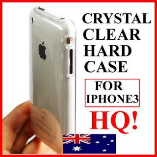 HQ Crystal Clear Hard Case Skin Cover For iPhone 3G 3GS (Stylish, Slim 