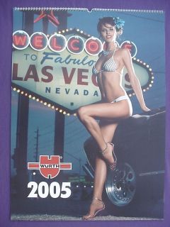 2005 WURTH CALENDAR   gorgeous ladies of Las Vegas