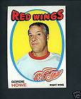 Vintage Red Wings Wall Schedule Gordie Howe Strohs Beer 1970 1971 LAST 