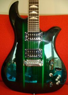 BC Rich USA Eagle Supreme Electric Guitar Special Partial Active Green 