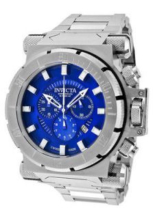 Invicta 1939 Coalition Force Classic SS Chronograph HEAVY Blue Dial 