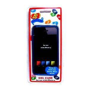 Jelly Belly Apple iPhone 4 4s Case Cover Silicone Berry Blue NEW