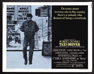 Taxi Driver Movie POSTER I 27x40 Robert De Niro Jodie Foster Harvey 