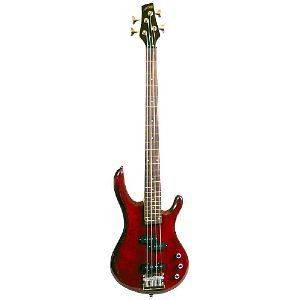 NEW Arbor AB400 (Transparent Red) 4 String Bass Guitar