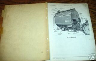 John Deere 458 Grain Dryer Parts Catalog book jd