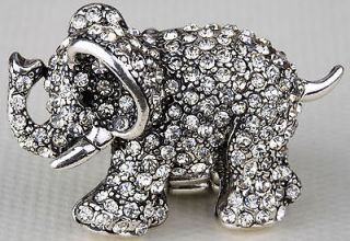   crystal elephant stretchy ring JEWELRY 2;buy 10 items 