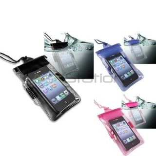   Blue+Pink Waterproof Bag Case Sleeve For New iPhone 5 4S 3GS iTouch 4