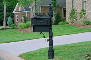 Better Box Mailboxes Classic Decorative Cast Aluminum Mail Box w/Paper 