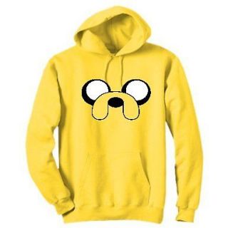 NEW~ JAKE THE DOG   ADVENTURE TIME YELLOW BOYS & GIRLS HOODIE AGES 1 