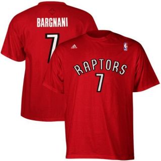 adidas Andrea Bargnani Toronto Raptors #7 Net Number Player T Shirt 