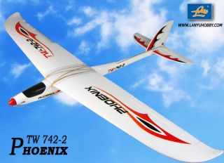   Phoenix Radio Remote Control Electric Air Glider RC Airplane RC RTF