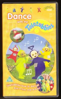TELETUBBIES   DANCE WITH THE TELETUBBIES   BBC   VHS PAL (UK) VIDEO