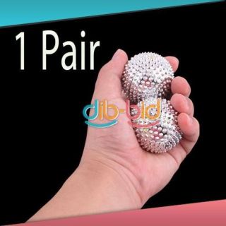 Pair Magnetic Hand Palm Acupuncture Ball Needle Massage