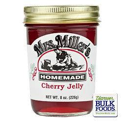 Mrs Millers Authentic Amish Homemade Cherry Jelly (4) 8 oz Jars