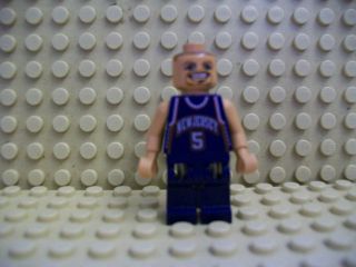   CONDITION LEGO NBA JASON KIDD 5 NEW JERSEY BLUE UNIFORM MINI FIGURE