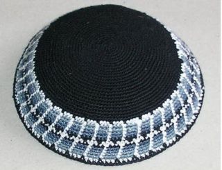 Kippah Kippa blue Jewish Yarmulkes Judaica Yarmulke Kippots Yamaka 