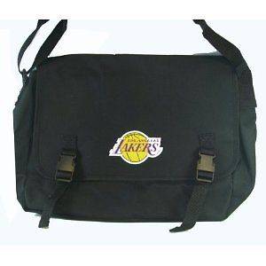 Licensed NBA Los Angeles Lakers messenger bag laptop case briefcase 